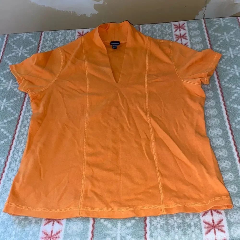 Rafella Petite Orange Top sz. M